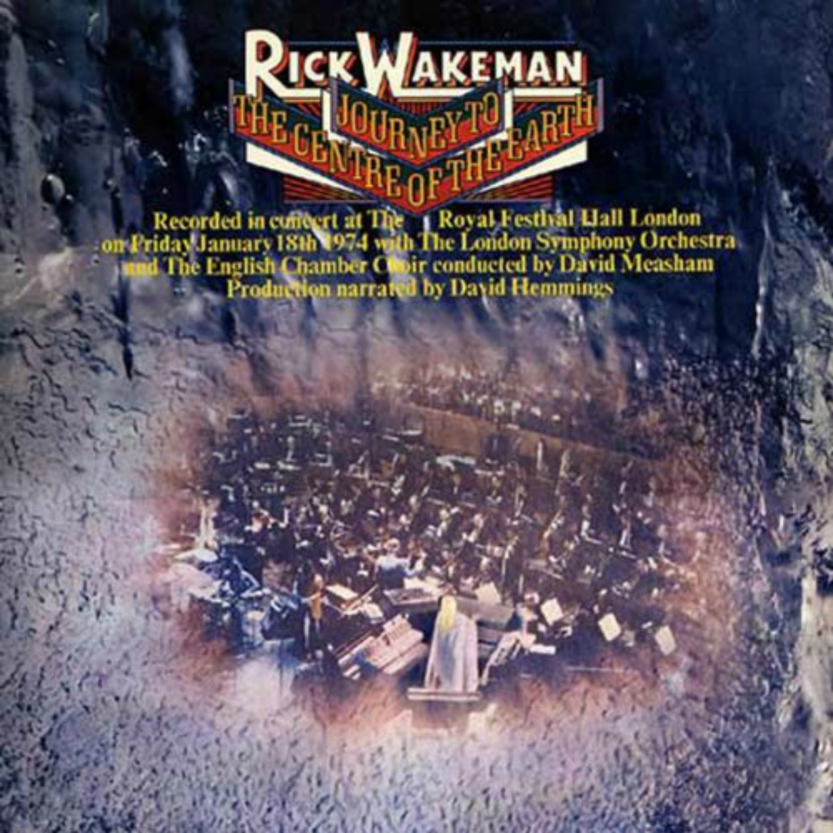 CD cover, Rick Wakeman - Journey To The Center of the Earth - A&M Records
