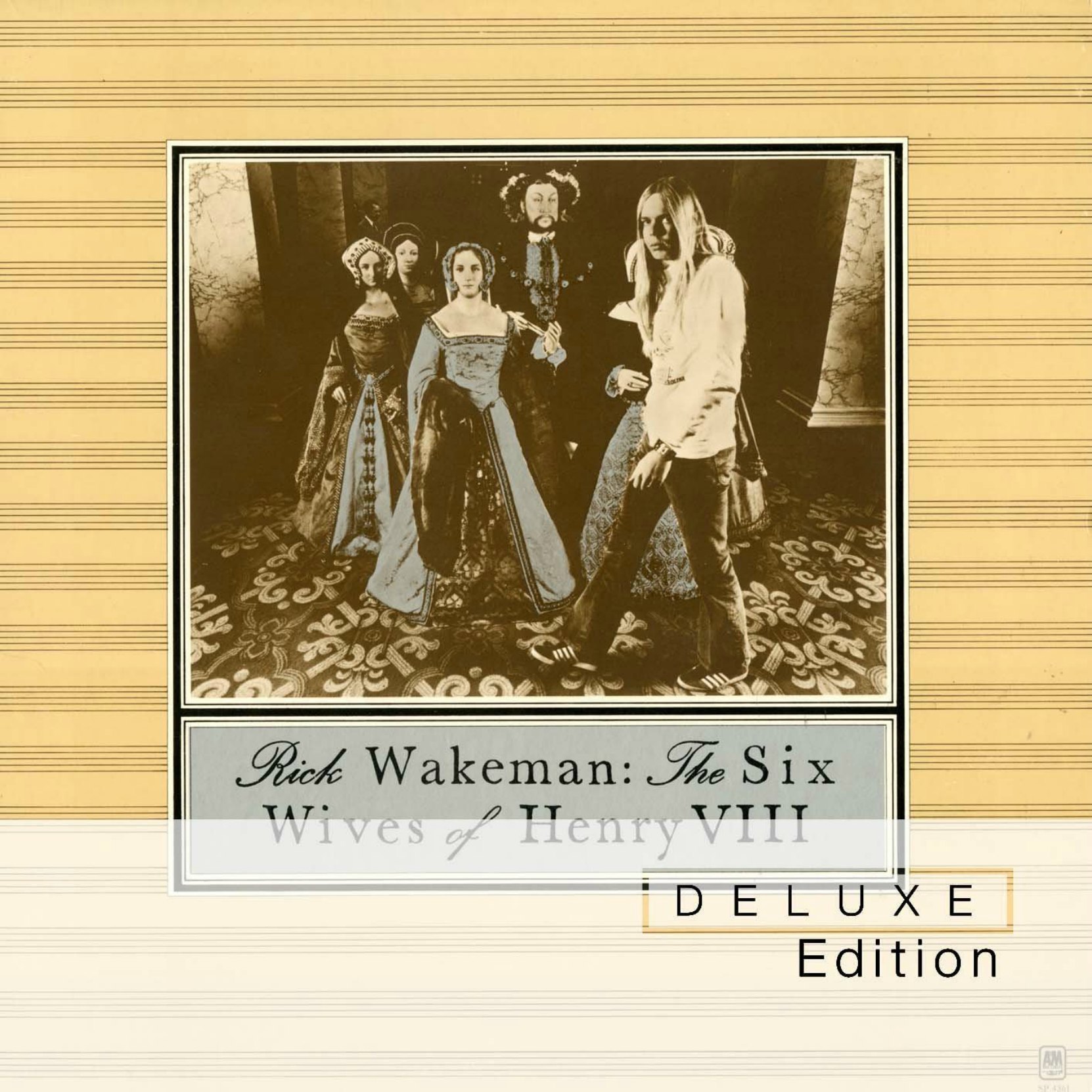 CD cover, Rick Wakeman - The Six Wives of henry VIII - A&M Records